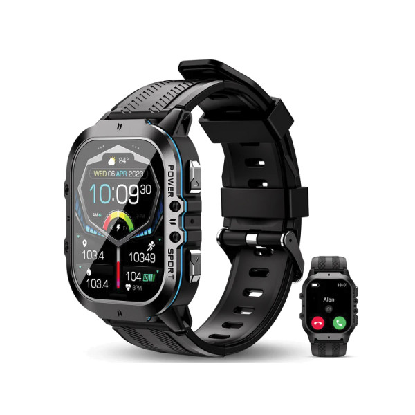 Oukitel BT20 Smart Watch Sport Rugged 350mAh/Heart rate/SpO2/Accelerometer/Crno plavi