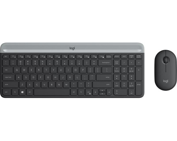 LOGITECH MK470 Wireless Desktop US Graphite tastatura + miš (TAS00940)
