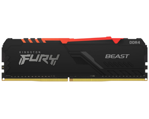 KINGSTON DIMM DDR4 16GB (2x8GB kit) 3200MTs KF432C16BB2AK216 Fury Beast RGB (MEM02543)