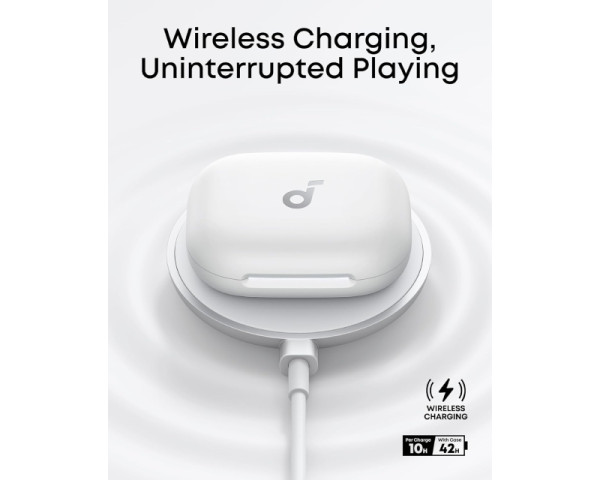 ANKER Soundcore AeroFit 2 BT bubice sa mikrofonom bele (ZVU03593)