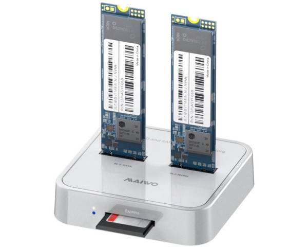 MAIWO Docking station USB 3.1 tip C na 2 x M.2 (SATA & PCIe NvMe) K3016SD (KON00356)