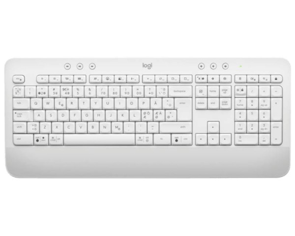 LOGITECH K650 Signature Wireless US bela tastatura (TAS01176)