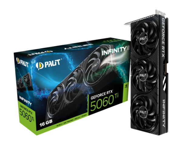 PALIT nVidia GeForce RTX 5060 Ti 16GB 128bit RTX 5060 Ti Infinity 3 grafička karta(VGA02992)