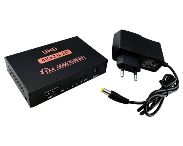 E-GREEN 2.0 HDMI spliter 4x out 1x in 4K x 2K (AVU00493)