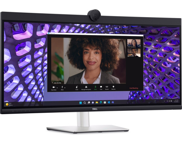 DELL 34 inch P3424WEB WQHD Video konferencijski zakrivljeni IPS monitor (MON02688)
