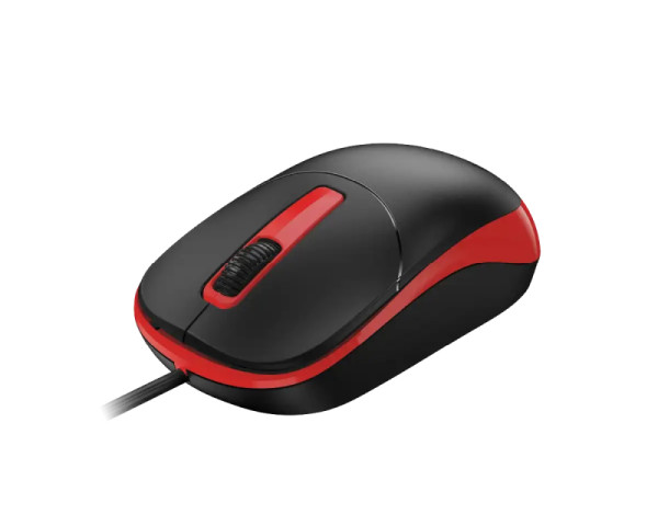 GENIUS DX-123 USB Optical crno-crveni miš (MIS02170)