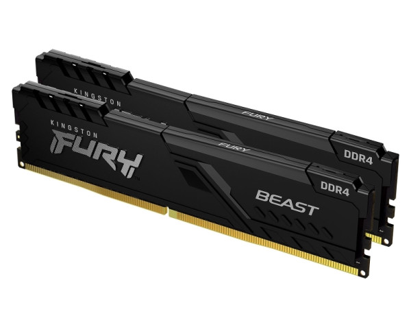 KINGSTON DIMM DDR4 64GB (2x32GB kit) 3200MTs KF432C16BBK264 Fury Beast Black (MEM02061)