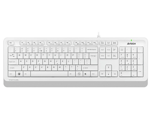 A4 TECH FK10 FSTYLER USB US bela tastatura (TAS00961)