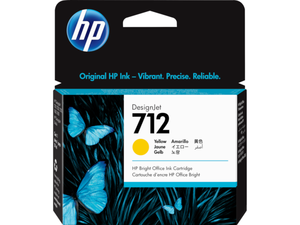 HP 712 29-ml Yellow DesignJet Ink Cartridge