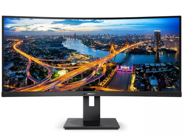 Monitor PHILIPS 346B1C00 34''VA,21:9,zakrivljen3440x1440100Hz4ms GtGHDMI,DP,USB,LANzvucnici
