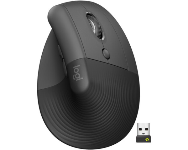 LOGITECH Lift Vertical Ergonomic Wireless crni miš OEM (MIS02065)