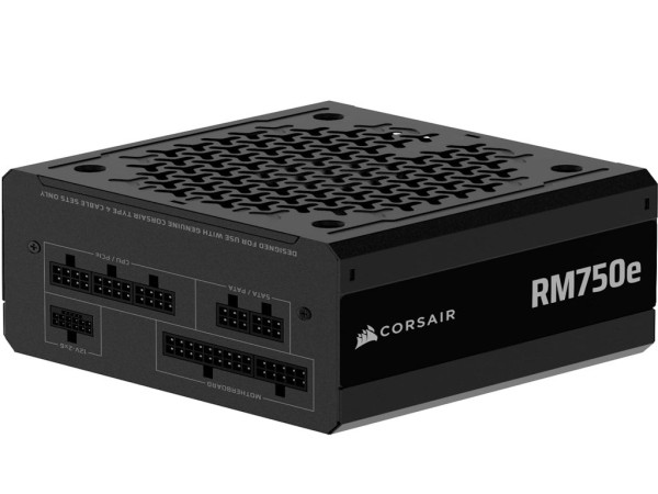 NAPAJANJE CORSAIR RM750e 750WATX 3.1PCIe 5.180+GOLDmodularnoCRNA