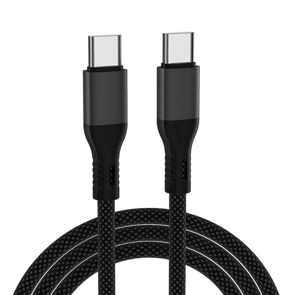 Xwave USB Kabl TipC M/M 5A 100W 480Mbps 1.5m grey sivi aluminium