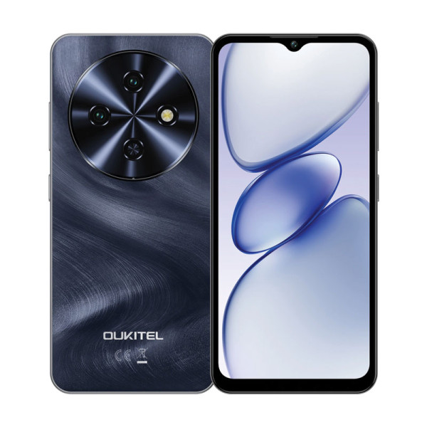 Oukitel C5 black Smart phone4G/Quad-Core/128GB/4+12GB/13M/5MP/5000mAh/Android 14