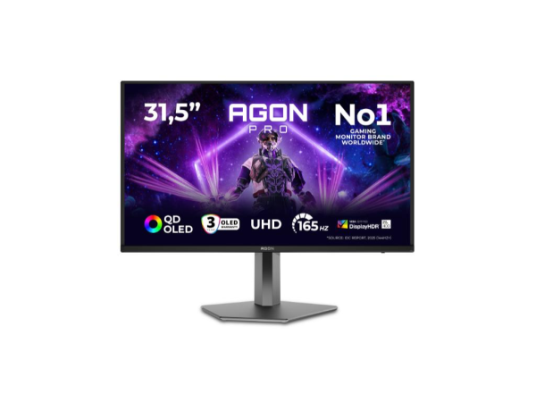 Monitor AOC AG326UD 31.5''OLED3840X2160165Hz0.03ms GtGHDMIx2,DPG-syncVESAzvucnicicrna