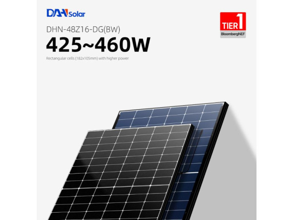 PV modul DAH Solar,460W,48Z16DG(BW),N Tip,1000mm 