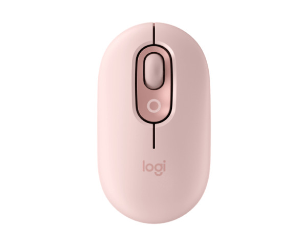 LOGITECH Pop Mouse with Emoji, Rose miš (MIS02104)