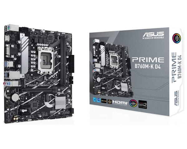 ASUS PRIME B760M-K D4 matična ploča(PLO03434)