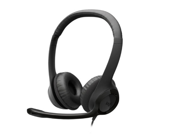LOGITECH H390 Stereo USB-C slušalice sa mikrofonom crne (ZVU03567)