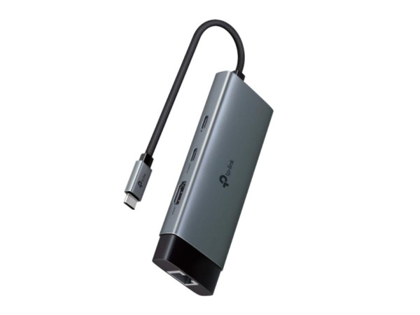 Hub TP-LINK UH6120C USB Type-C 6-Port Hub1×USB-C1× HDMI 4K 60Hz Port1  USB-C PD 100W Port1× RJ4