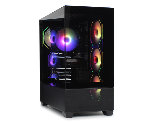 IG-MAX Kućište  X218B-4F V2 ARGB Black Horizon glass (CAS03030)