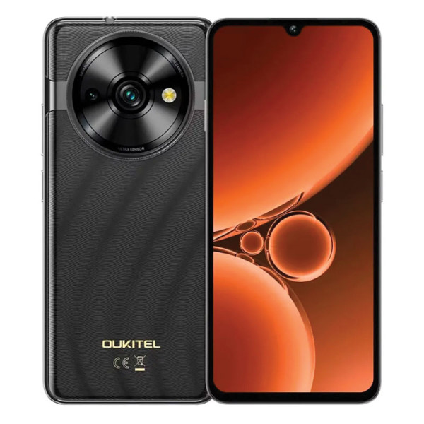 Oukitel C59 black Smart phone 4G/Octa-Core/6.88''HD/128GB/4GB/13M/5MP/10000mAh/Android 15