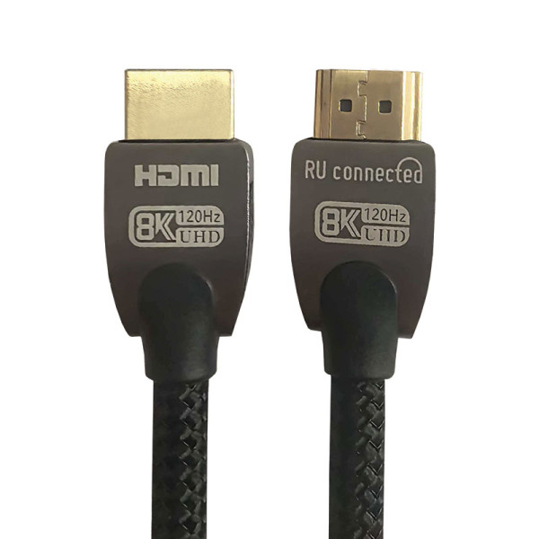 Xwave HDMI 2.1 1,5m pc 8K 60Hz bakarni pleteni kabl sa pozlacenim/cink konektorima