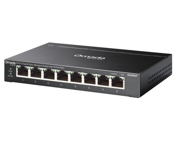 TP-LINK ES208GP Omada 8-Port Gigabit Easy upravljivi Switch (LAN04983)