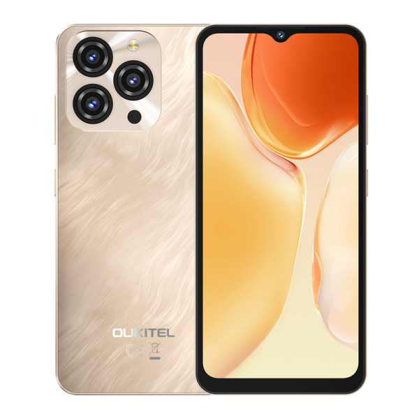 Oukitel C3 gold 4G/Quad-Core/6.52''HD+/256GB/4GB/13MP/5MP/5000mAh/Android 14
