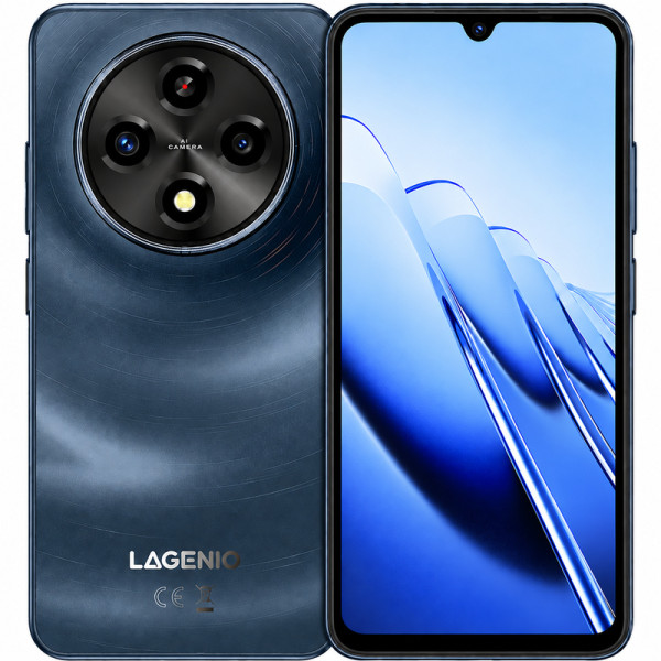 Lagenio A12 Pro midnight blue 4G/Octa-Core/6.9'' HD+/120Hz/8GB+256GB/50MP/8MP/6500mAh/Android15