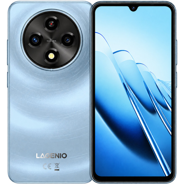 Lagenio A12 Pro ethereal blue 4G/Octa-Core/6.9'' HD+/120Hz/8GB+256GB/50MP/8MP/6500mAh/Android15