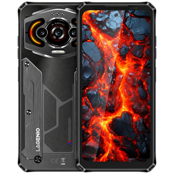 Lagenio Panther1 black 4G/Octa-Core/6.7'' HD+/120Hz/8GB+256GB/13MP/8MP/5150mAh/NFC/Android16