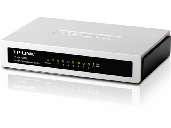 TP LINK TL-SF1008D Switch,8port,10-100Mbps
