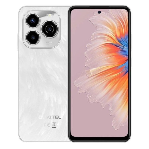 Oukitel C65 white Smart phone4G/Octa-Core/6.7''HD/128GB/4+12GB/50M/8MP/5150mAh/Android 15