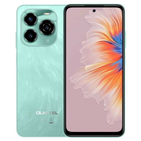 Oukitel C65 green Smart phone4G/Octa-Core/6.7''HD/128GB/4+12GB/50M/8MP/5150mAh/Android 15