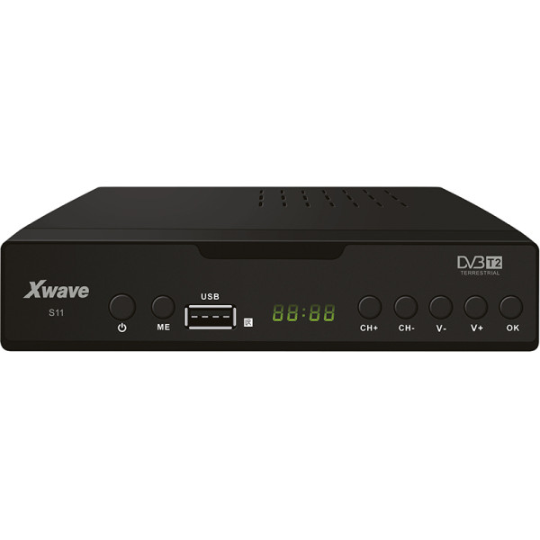 Xwave S11 DVB-T2 SetTopBox H.265,LED,scart,HDMI,RF in-out,USB,media player,metalno kućište