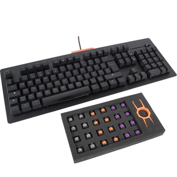EPICGEAR DeFiantBlack/Black,German,EG,Grey tastatura sa LED pozad. osvetljenjem