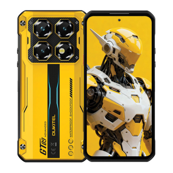 Oukitel WP60 yellow Rugged Smartphone 5G/16GB+512GB/10000mAh/108MP+8MP+2MP/32MP/NFC/Android15