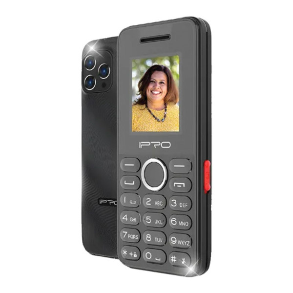 IPRO A36 black  Feature mobilni telefon 2G GSM/LCD/2500mAh/32MB/32MB/TRI-SIM/Srpski jezik