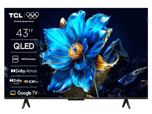 Televizor TCL 43P7KQLED43''4K UHD60HzGoogle TVcrna